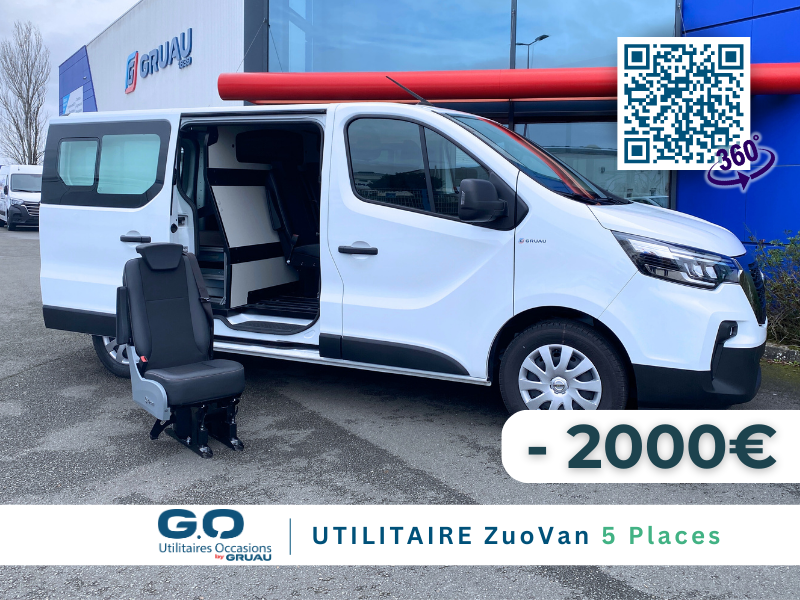 Camion aménagé 5 places - Utilitaire avec cabine approfondie 3 sièges (1)