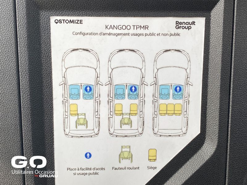 Renault Kangoo TPMR 5places Renault Group 1 fauteuil roulant (17)